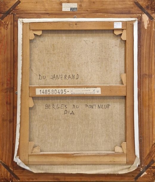 Artwork by Daniel du Janerand, Banks of the Pont-Neuf, Made of oil on canvas