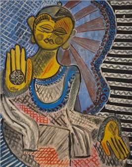 Raised Hand, Taxila Buddha - Patrice Giordani