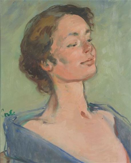 Femme au chemisier - Constantin Papachristopoulos