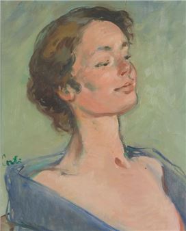 Femme au chemisier - Constantin Papachristopoulos