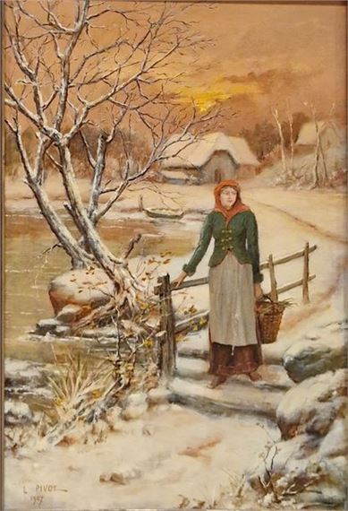 Winter by Louis Pivot, 1907