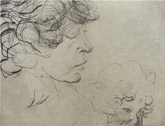 An and Alba - Avigdor Arikha