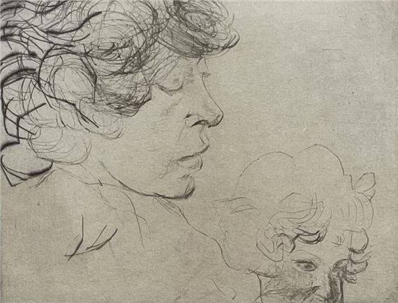 An and Alba by Avigdor Arikha, 1970