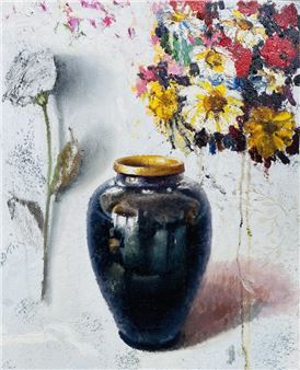 Vase and flowers - Amir Shefet