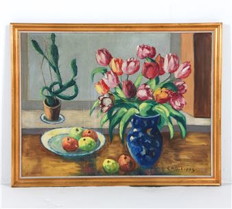 STILL LIFE O/C - C.F. Behrens