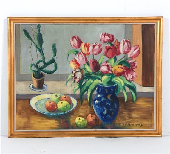 STILL LIFE O/C by C.F. Behrens