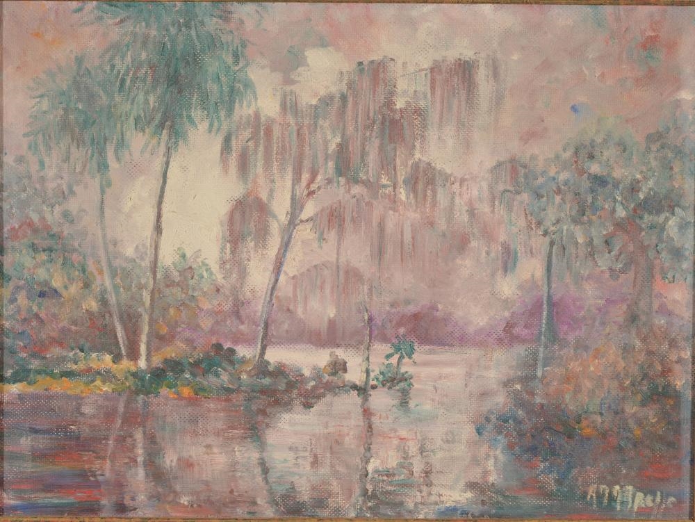 Artwork by Anna Belle Safier, A Florida Poem, Made of Oil On Board