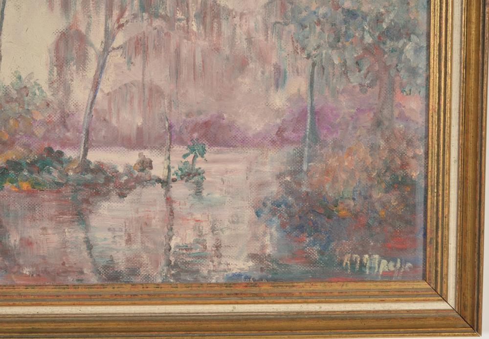 Artwork by Anna Belle Safier, A Florida Poem, Made of Oil On Board