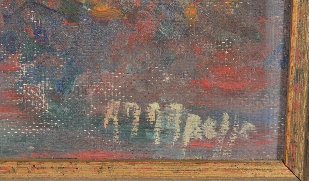 Artwork by Anna Belle Safier, A Florida Poem, Made of Oil On Board