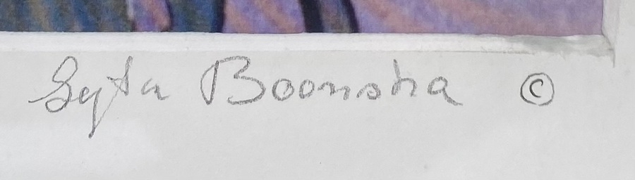 Artwork by Syta Boonstra, Inwijding, Made of lithograph on paper