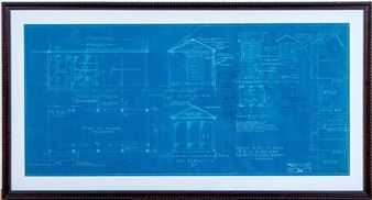 Details of Utility House & Porch of Residence for Mr. & Mrs. Elmer Hubbell - Carl E. Segerberg