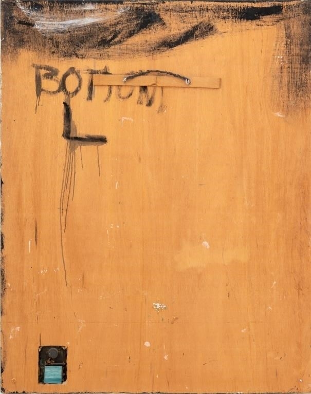 Artwork by Bill Clark, Found Object Assemblage on Board, Made of Found Object Assemblage on Board