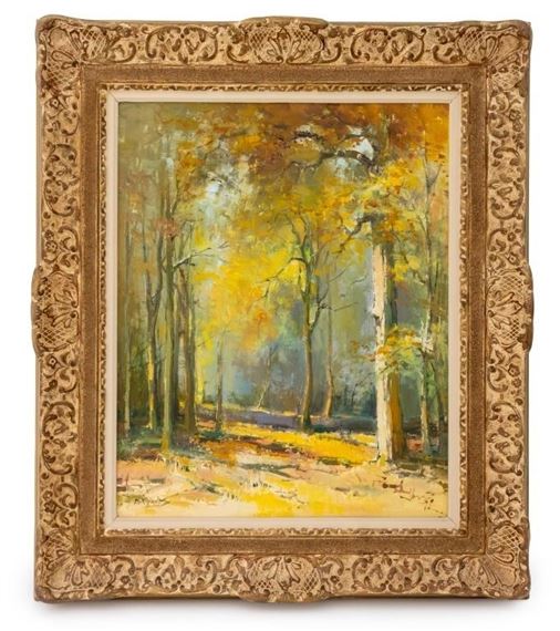 Autumn Forest by Maurice Rigault, 20th century