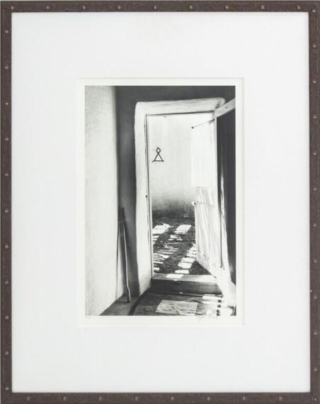 Doorway and Sunlight, O'Keeffe, Abiquiu, New Mexico by Myron Wood, 1980