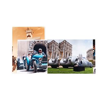 A Group of Four Large Vintage Photographs - Ned J. Lawler