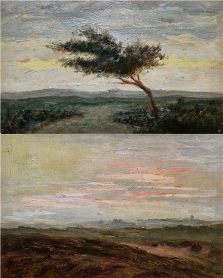 william-rutledge-landscape-with-tree-next-to-country-track-mutualart