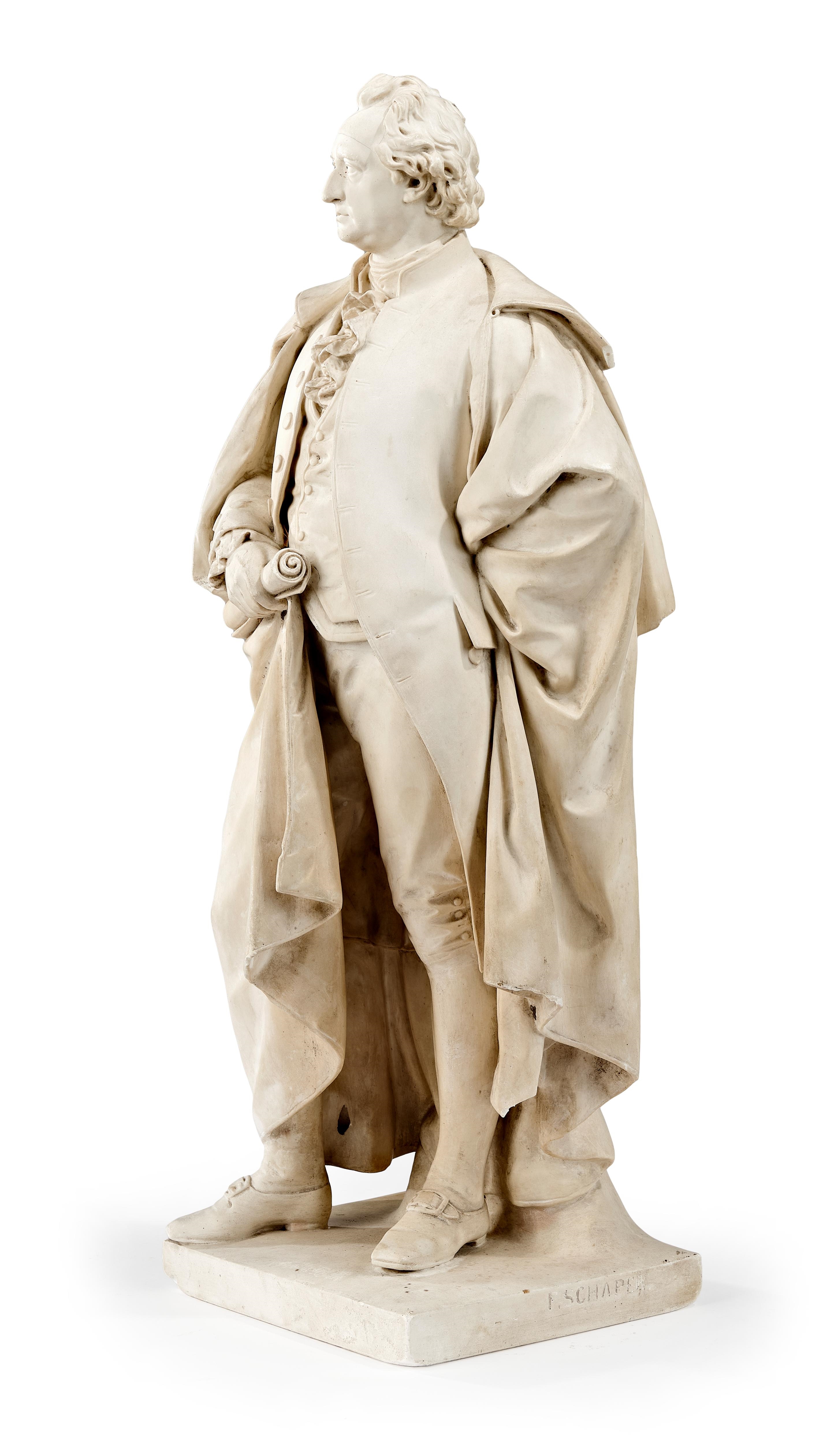 Hugo Wilhelm Fritz Schaper | Nachbildung des Goethe-Denkmals in Berlin ...
