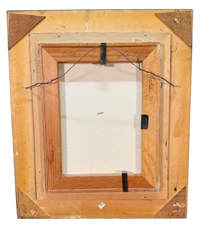 Artwork by Beth Duke, HOLDING FOR THE CUT, Made of Acrylic On Canvas