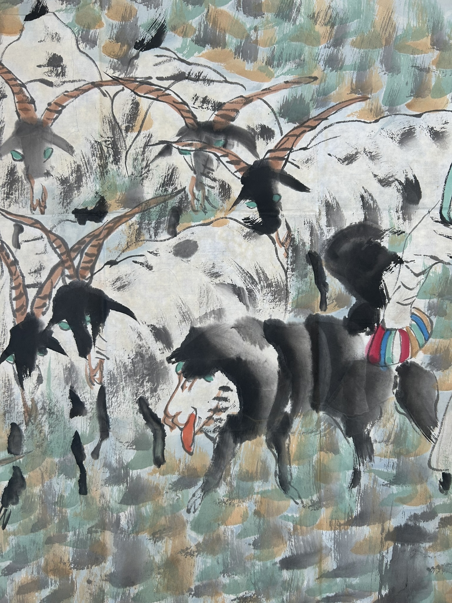 Liu Dawei | A Chinese Painting of 'Pasturing | MutualArt