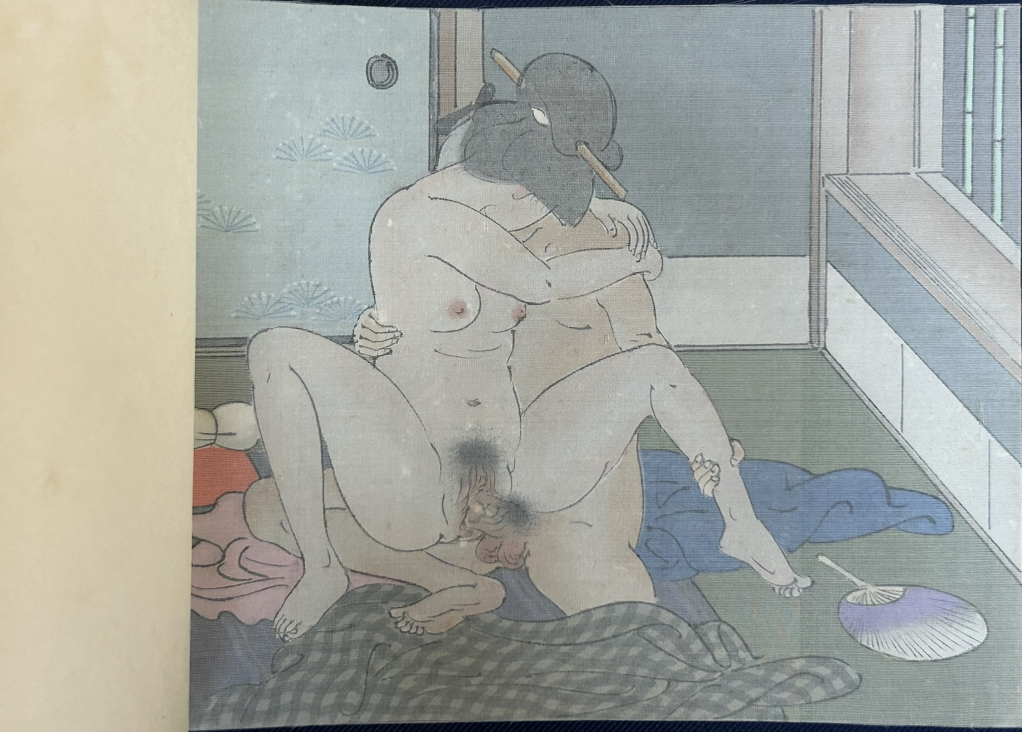 Artwork by Terasaki Kogyo, A Group of Four Japanese Prints of Shunga (Erotic print, Made of Woodblock Print
