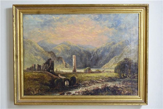 Glendalough, County Wicklow, Round Tower and Site of St Kevin’s Monastery in the Vale of the Two Lochs - William Davis