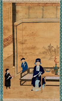 Portrait of Xiang Zijing - Chen Menghe