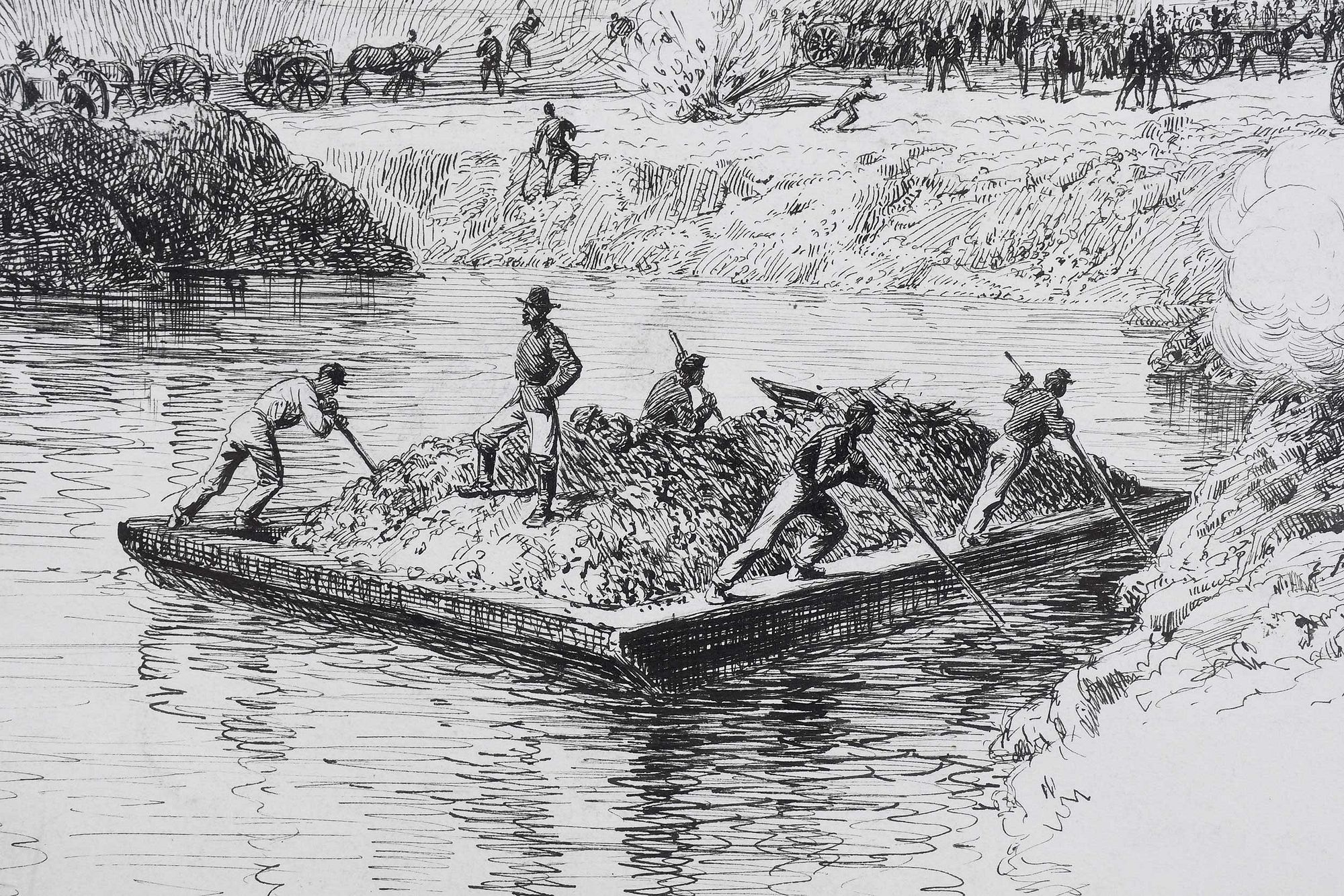 Alfred R. Waud | Important Civil War Drawing (1880 - 1884) | MutualArt