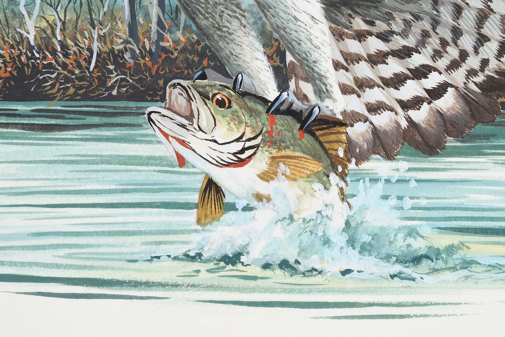 Anthony J. Rudisill | Two Stamp Illustrations | MutualArt