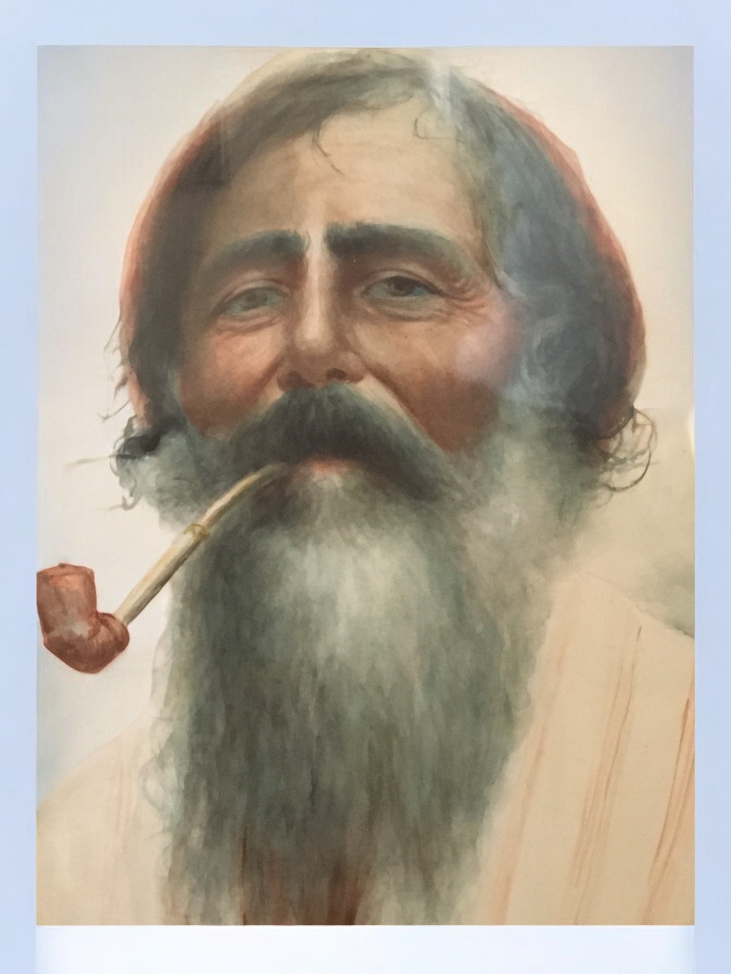 Guiseppe Saponari | Large Watercolour Traditional Neapolitan man (1940 ...