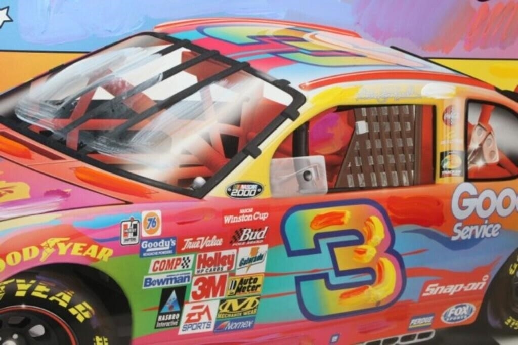 Peter Max | Thunder Roadster #9 | MutualArt