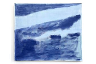 John Zurier's "Pink Dust" transforms Icelandic atmosphere into art at Peter Blum Gallery