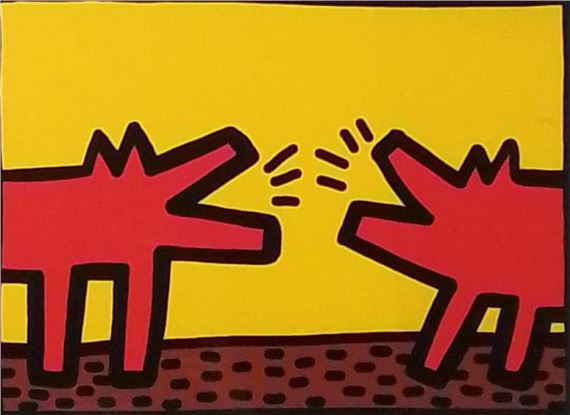 Keith Haring | Barking Dogs | MutualArt