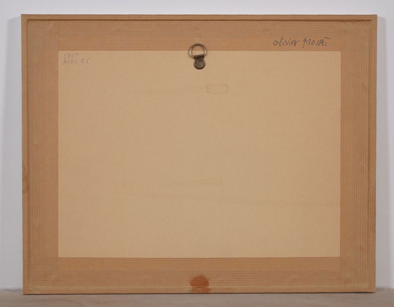 Artwork by Olivier Mosset, EXIT, Made of Color Serigraph On Arches Paper