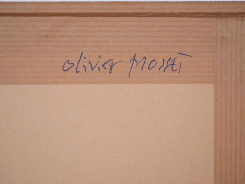 Artwork by Olivier Mosset, EXIT, Made of Color Serigraph On Arches Paper