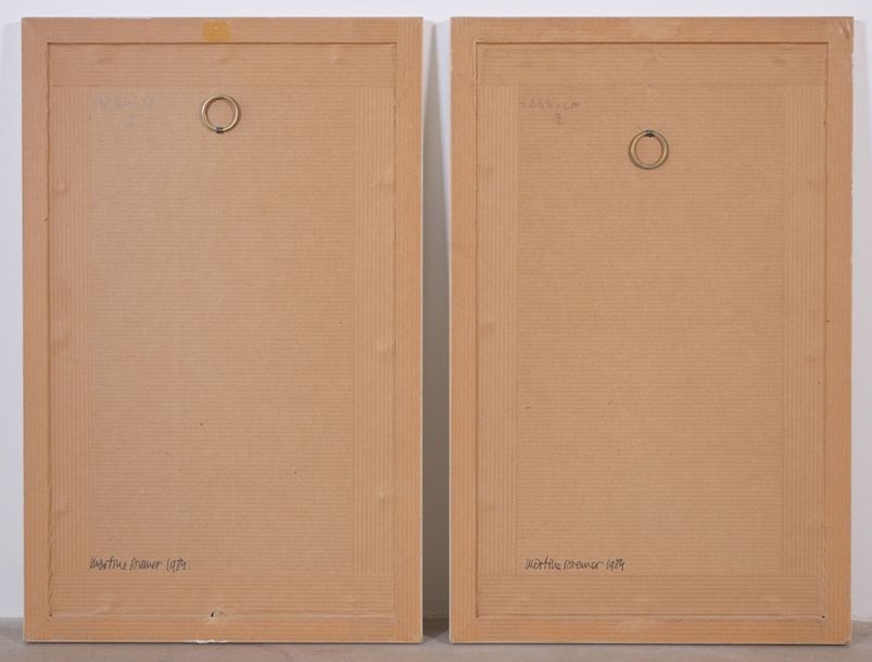 Artwork by Martine Diemer, Abstract compositions, Made of Mixed Media On Paper