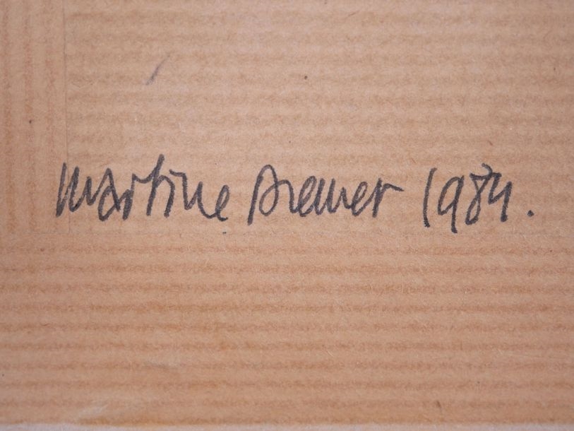 Artwork by Martine Diemer, Abstract compositions, Made of Mixed Media On Paper