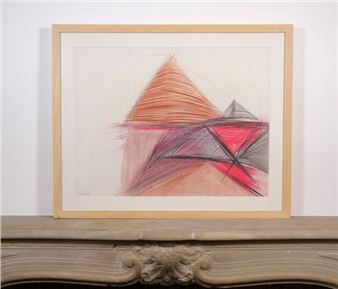 Untitled (angle and triangulation series - Daniel Dezeuze