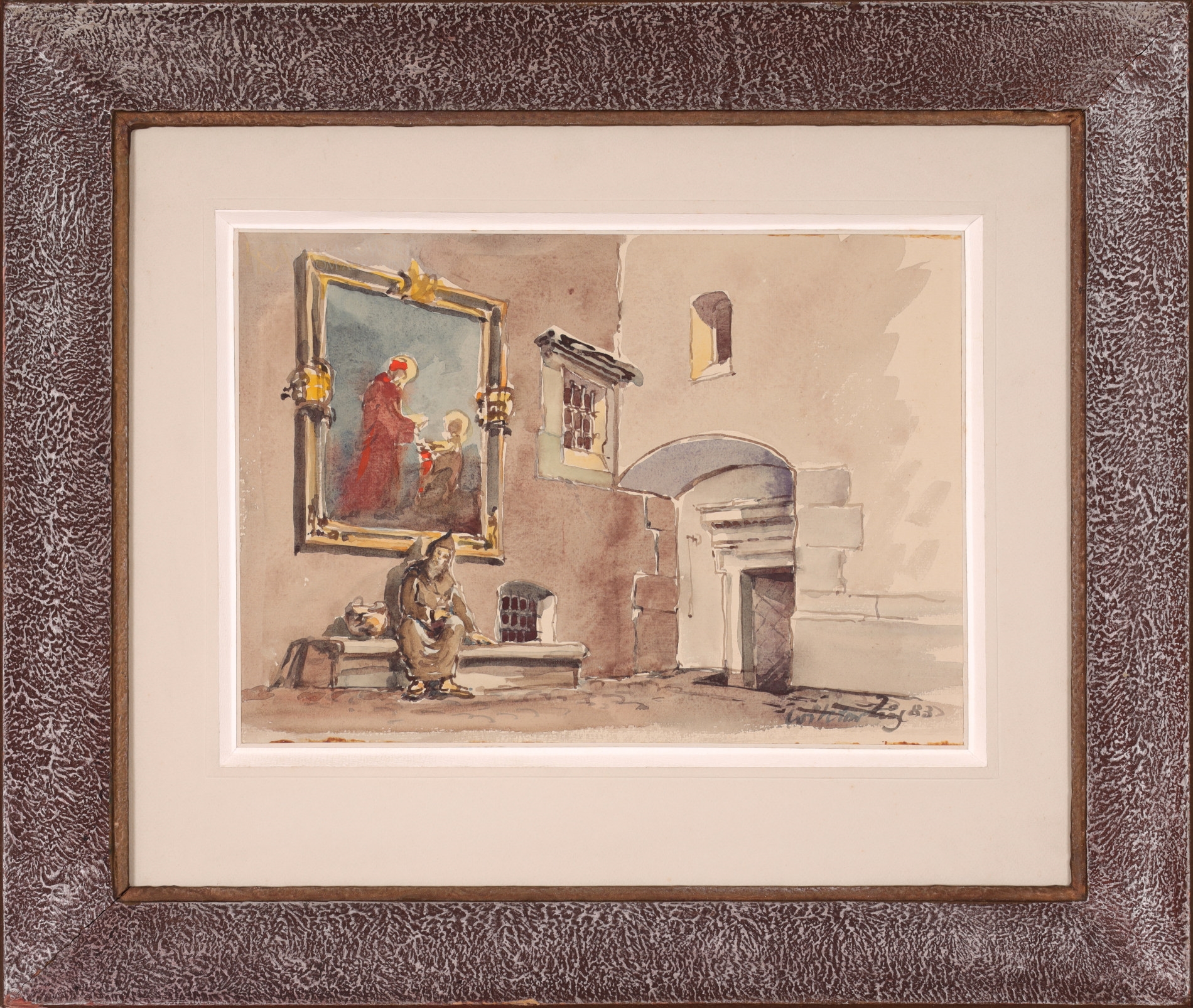 Wiktor Zin | W klasztorze (1983 (1983) | MutualArt