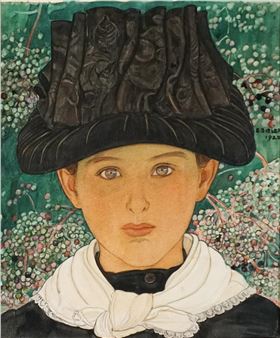 Portrait of a Child - Ernest Biéler