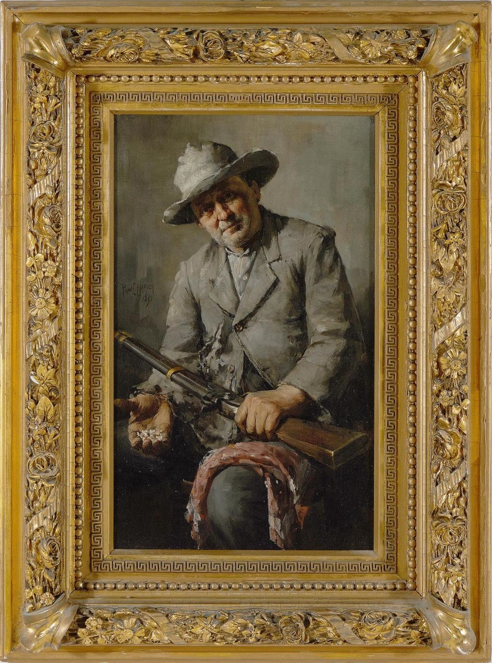 Artwork by Paul Harney, PORTRAIT OF A PROSPECTOR, Made of Oil On Canvas