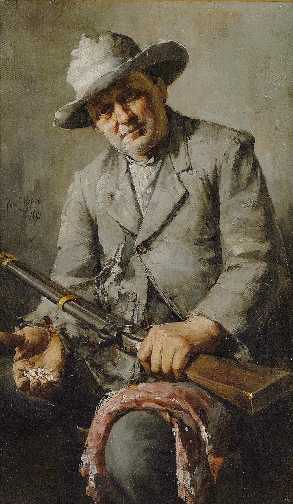 Artwork by Paul Harney, PORTRAIT OF A PROSPECTOR, Made of Oil On Canvas