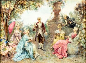 Garden Scene - Maria Martinetti