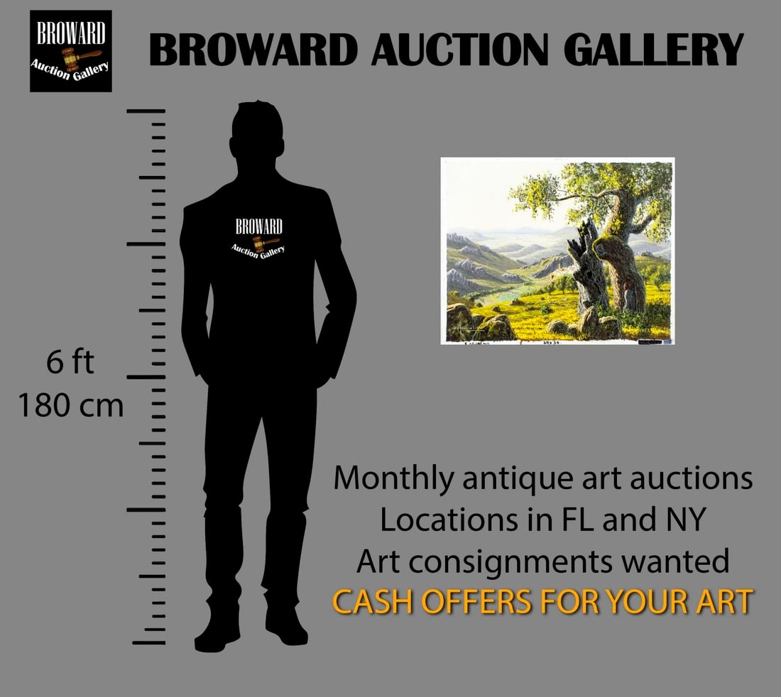 Artwork by S Arnaldo, Hilly Landscape, Made of Oil On Canvas