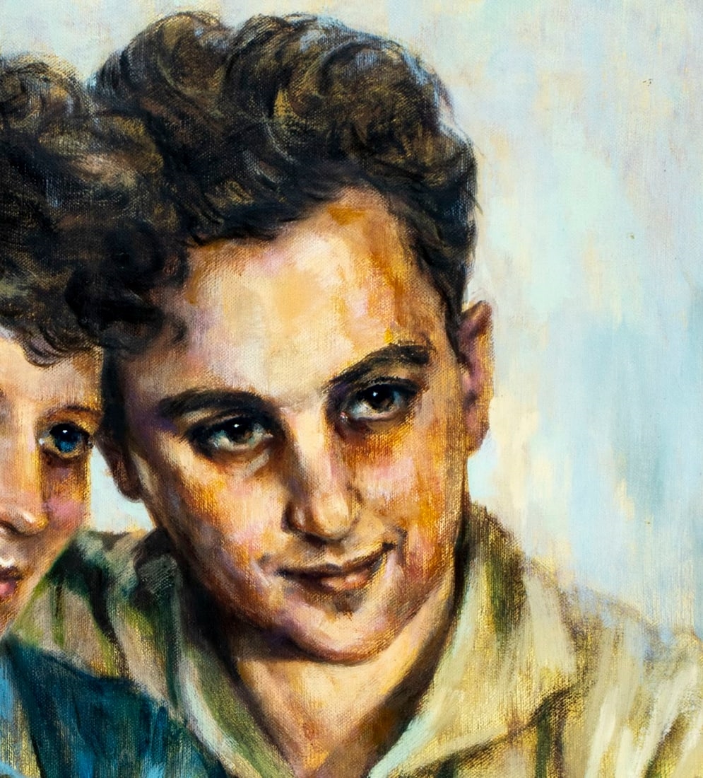 Roland Partos | Portrait of artist Roland Partos anf his Wife Helen ...