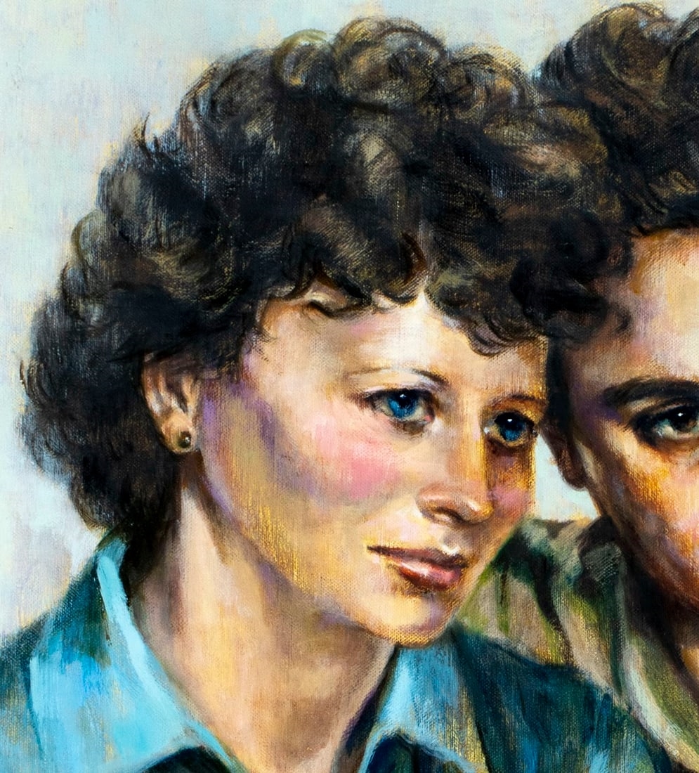Roland Partos | Portrait of artist Roland Partos anf his Wife Helen ...