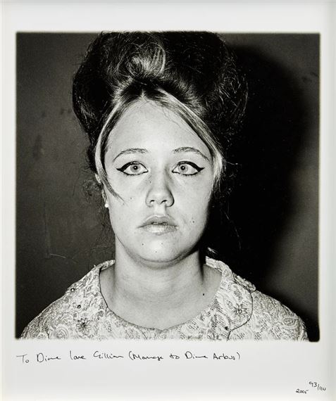 To Diane love Gillian (homage to Diane Arbus by Gillian Wearing, 2005
