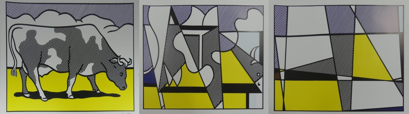 Roy Lichtenstein | Cow Going Abstract | MutualArt