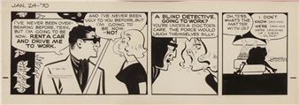 DICK TRACY COMIC STRIP ART - Chester Gould