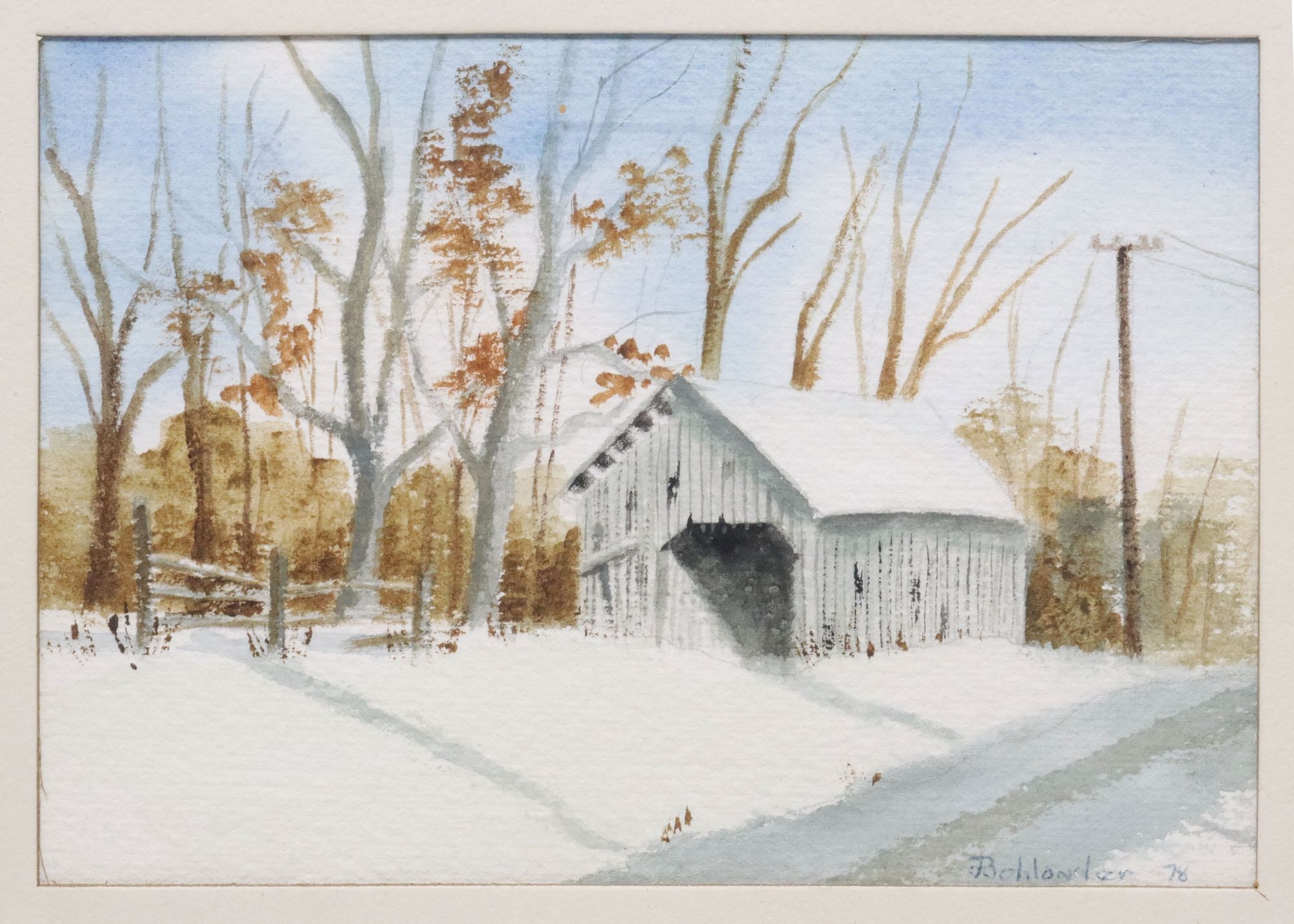 Artwork by Joan Bohlander, Indiana Watercolors, Made of Watercolor On Paper