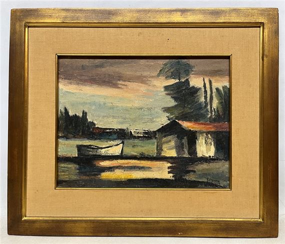 Casa y bote - Casimiro Motta